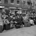 Duitse inwoners moeten Praag verlaten, mei 1945.