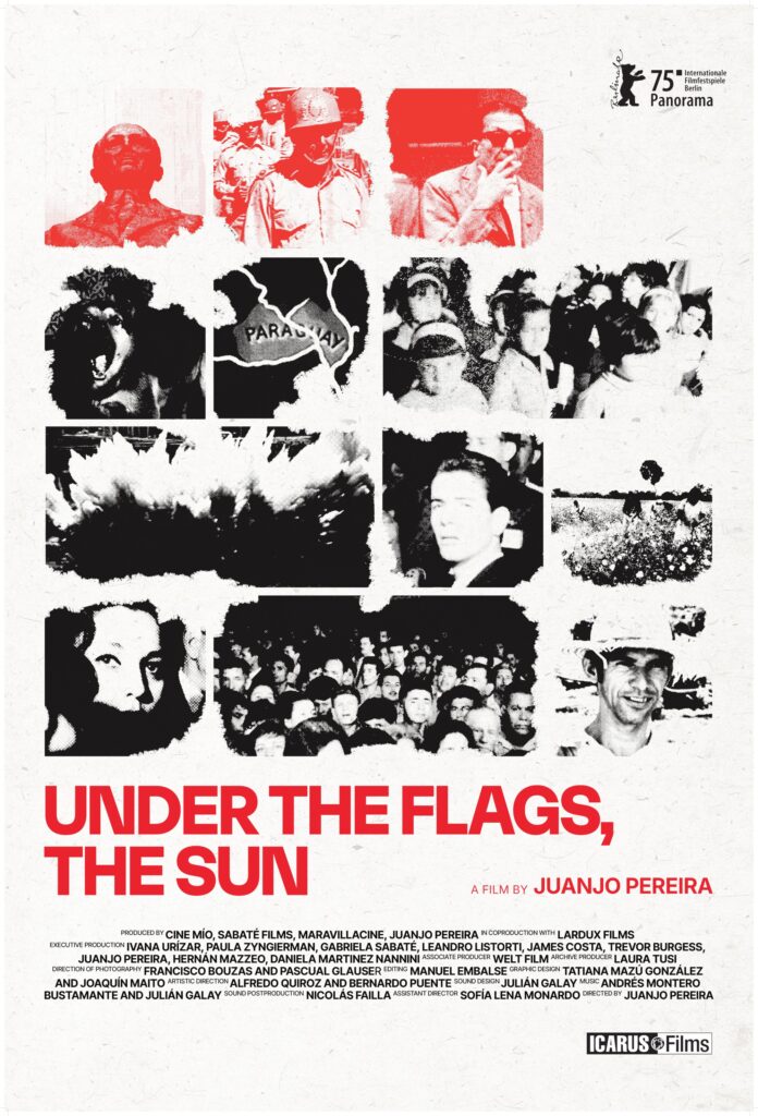 Filmposter Under the flags, the sun