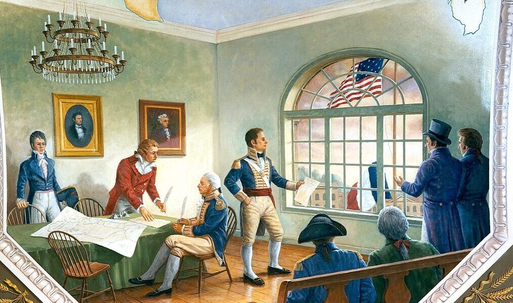 De Louisiana Purchase in 1803.