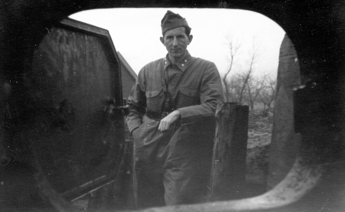 Thijssen tijdens de mobilisatie in 1939