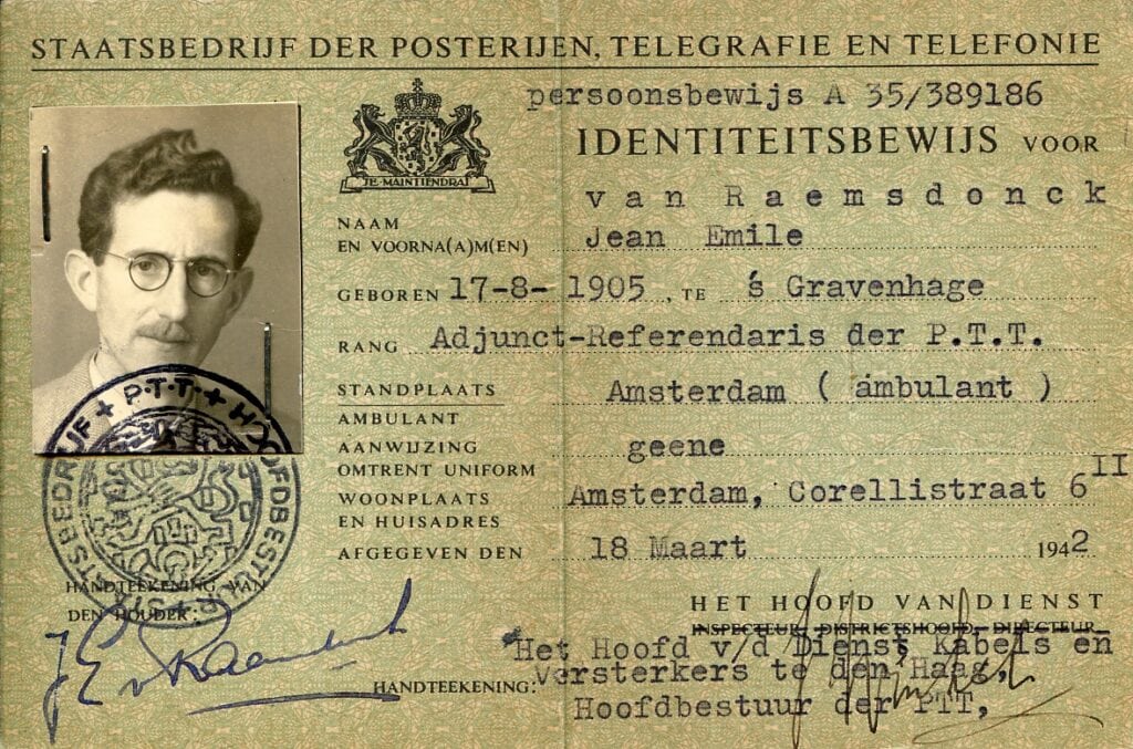 Vervalst identiteitsbewijs van Jan Thijssen