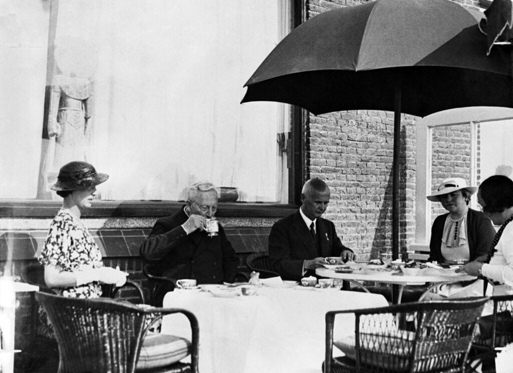 Wilhelm II en Baron von der Heydt in Nederland