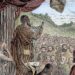 Herodotus draagt zijn Historiën voor aan een groep Grieken. Gravure, negentiende eeuw.