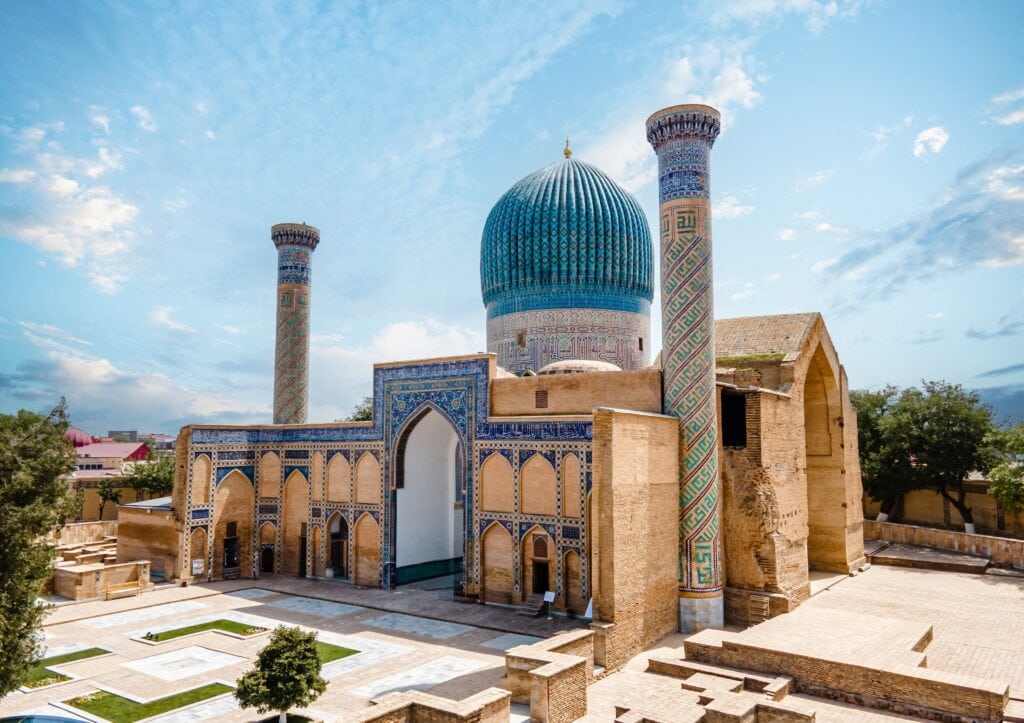 Het mausoleum van Timoer Lenk in Samarkand.