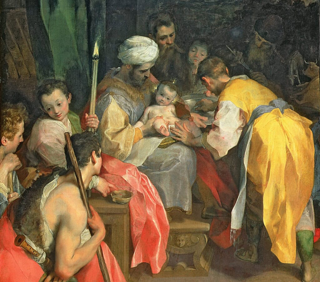 De besnijdenis van Christus, door Federico Barocci, 1590.