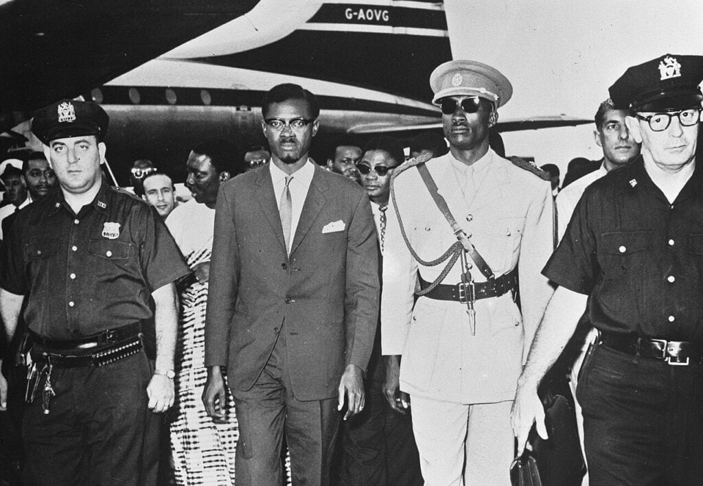 Patrice Lumumba in New York, 1960.