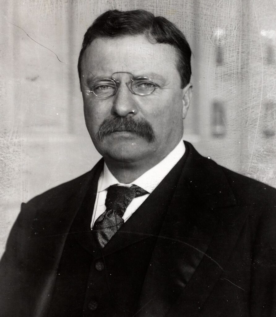 Roosevelt, circa 1900.