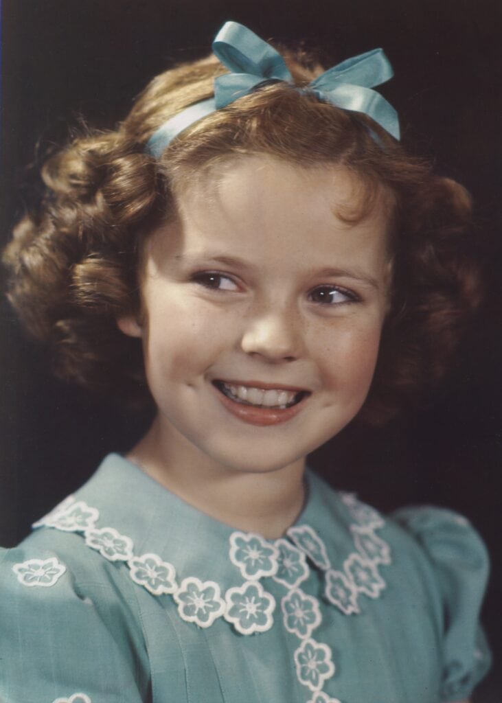 Shirley Temple in 1938.