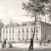 De speelplaats en het gebouw van Noorthey, 1849.