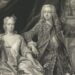 Anna van Hannover en Willem IV. Portret door John Faber, 1734-1756.