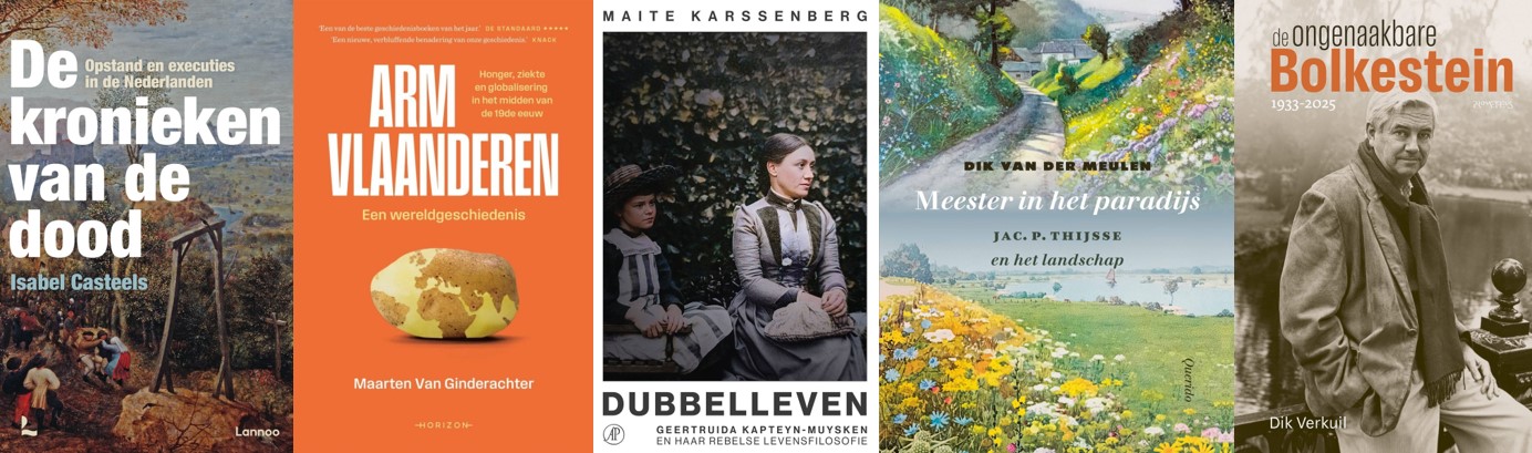 Shortlist bekend Libris Geschiedenis Prijs 2026