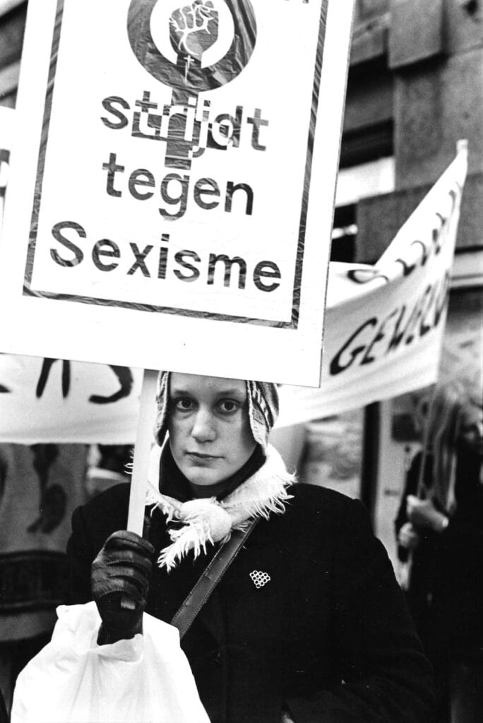 Demonstratie tegen seksisme en seksueel geweld, 1981