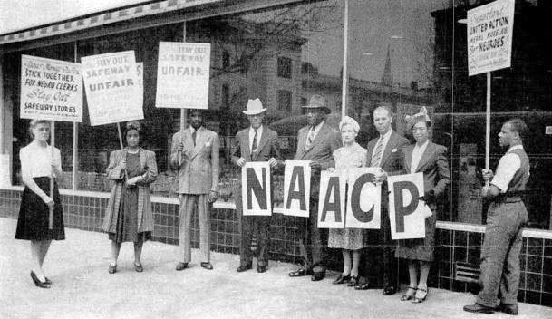 NAACP in Columbia 'Don't buy where you can't work', 1941