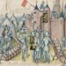 De oudst bekende afbeelding van een kanon in een Nederlands manuscript, circa 1400-1430