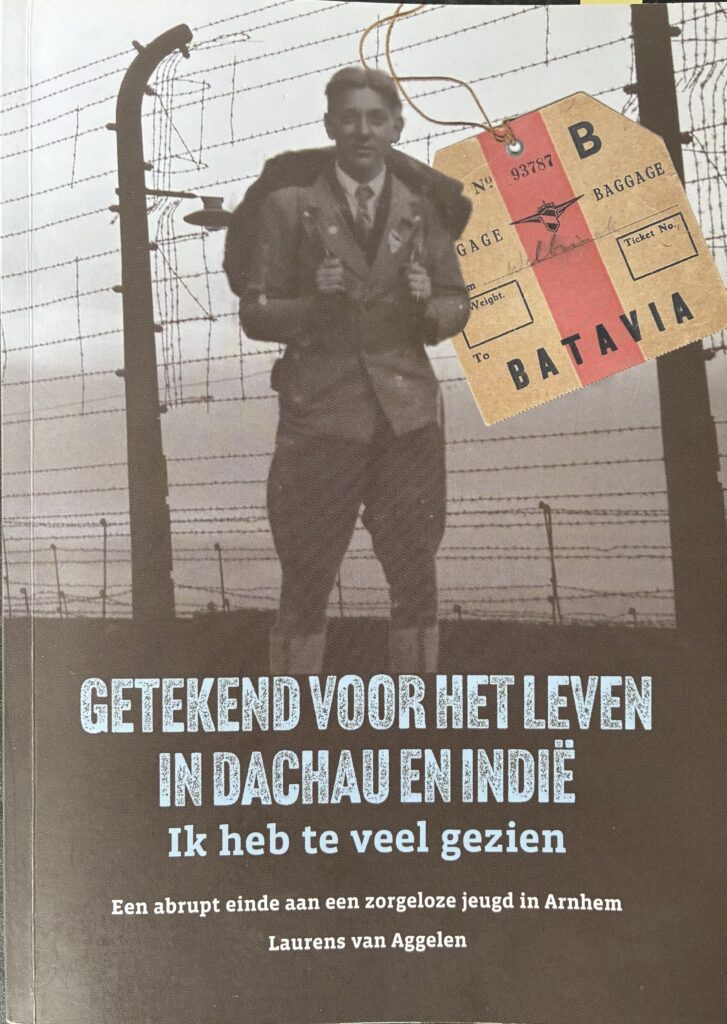 Cover van Wilbrinks boek 'Getekend voor het leven in Dachau en Indië'