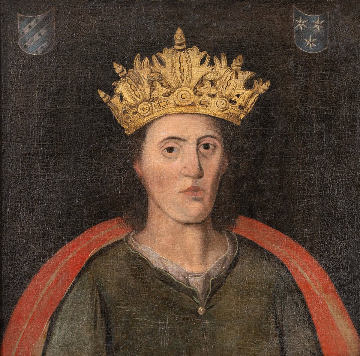 Dit zeventiende-eeuwse portret van Redbad is recent gerestaureerd.