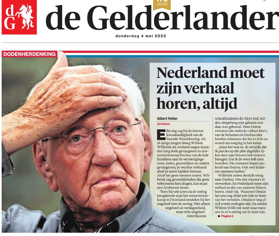 Willem Wilbrink doet zijn verhaal in De Gelderlander.